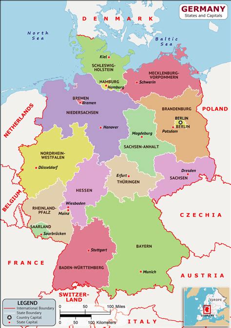 germany capital city|germany state map with capitals.